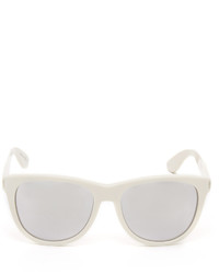 Женские золотые солнцезащитные очки от Saint Laurent