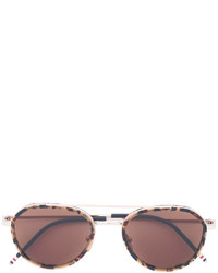 Женские золотые солнцезащитные очки от Thom Browne