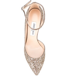 Золотые туфли от Jimmy Choo