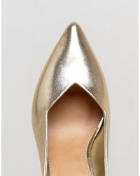 Золотые туфли от Asos