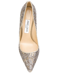 Золотые туфли от Jimmy Choo