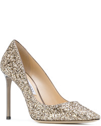 Золотые туфли от Jimmy Choo