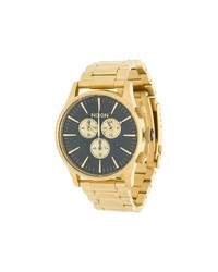 Мужские золотые часы от Nixon