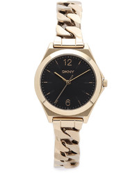 Женские золотые часы от DKNY