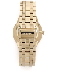 Женские золотые часы от DKNY