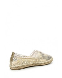 Женские золотые эспадрильи от Coco Perla