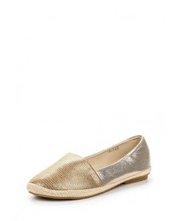 Женские золотые эспадрильи от Style Shoes