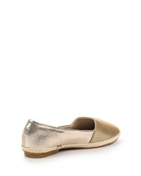 Женские золотые эспадрильи от Style Shoes