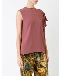 Коричневая блузка от Maison Margiela