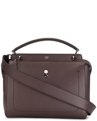 Коричневая большая сумка от Fendi