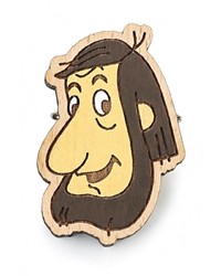 Коричневая брошь от Heritage