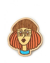 Коричневая брошь от Heritage