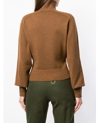 Женская коричневая водолазка от Chloé