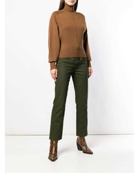 Женская коричневая водолазка от Chloé