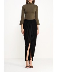 Женская коричневая водолазка от Edge Clothing