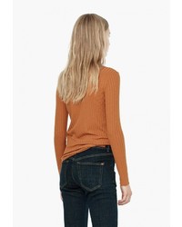 Женская коричневая водолазка от Mango