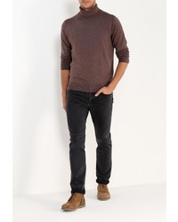 Мужская коричневая водолазка от Sela