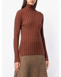 Женская коричневая водолазка от Aspesi