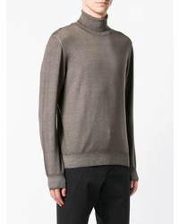 Мужская коричневая водолазка от Tagliatore