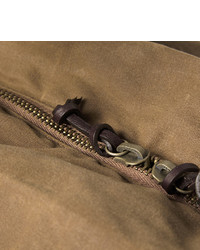Мужская коричневая дорожная сумка из плотной ткани от J.Crew