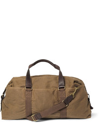 Мужская коричневая дорожная сумка из плотной ткани от J.Crew
