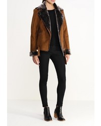 Женская коричневая дубленка от MinkPink