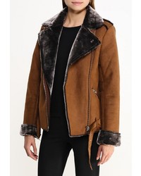 Женская коричневая дубленка от MinkPink