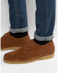 Мужская коричневая замшевая обувь от Asos