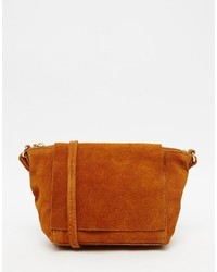 Женская коричневая замшевая сумка от Asos