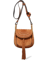 Женская коричневая замшевая сумка от Chloé