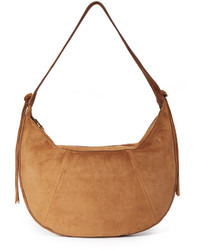 Женская коричневая замшевая сумка от Elizabeth and James
