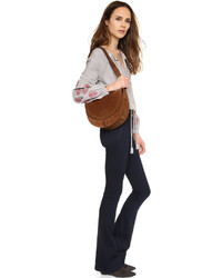 Женская коричневая замшевая сумка от Maiyet