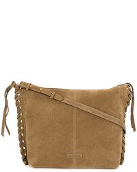 Женская коричневая замшевая сумка от Isabel Marant