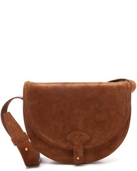 Женская коричневая замшевая сумка от Maiyet