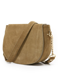 Женская коричневая замшевая сумка от Zimmermann