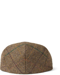 Мужская коричневая кепка в шотландскую клетку от Lock & Co Hatters