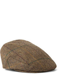 Мужская коричневая кепка в шотландскую клетку от Lock & Co Hatters