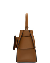 Коричневая кожаная большая сумка от Boyy