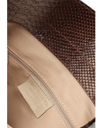 Коричневая кожаная большая сумка от Moronero