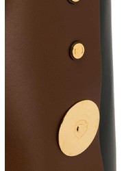 Коричневая кожаная большая сумка от Marni