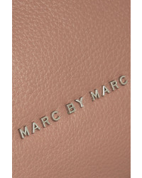 Коричневая кожаная большая сумка от Marc by Marc Jacobs