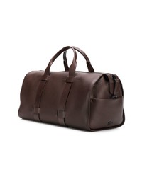 Мужская коричневая кожаная дорожная сумка от Troubadour