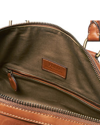 Мужская коричневая кожаная дорожная сумка от Polo Ralph Lauren