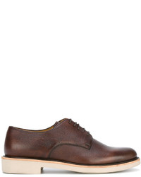 Мужская коричневая кожаная обувь от Giorgio Armani