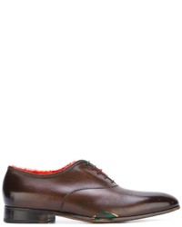 Мужская коричневая кожаная обувь от Salvatore Ferragamo