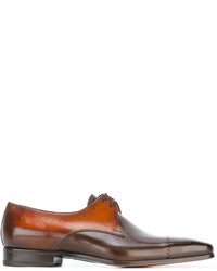 Мужская коричневая кожаная обувь от Santoni