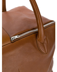 Женская коричневая кожаная спортивная сумка от Golden Goose Deluxe Brand