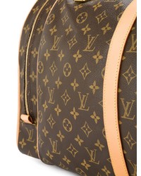 Женская коричневая кожаная спортивная сумка от Louis Vuitton Vintage