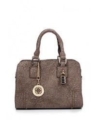 Коричневая кожаная сумка через плечо от Chantal