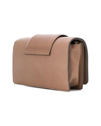 Коричневая кожаная сумка через плечо от Givenchy